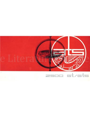 1963 ATS 2500 GT / GTS BROCHURE ENGELS