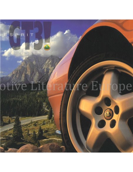 1997 LOTUS ESPRIT GT3 BROCHURE ENGLISH