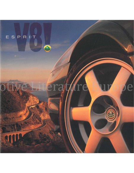 1997 LOTUS ESPRIT V8 PROSPEKT DEUTSCH