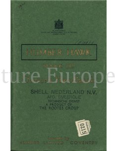 1949 HUMBER HAWK MARK III OWNERS MANUAL ENGLISH