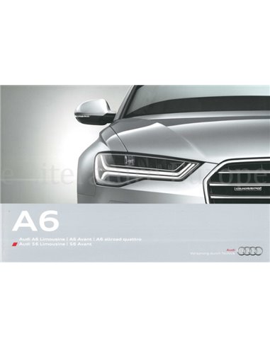 2015 AUDI A6/S6 BROCHURE DUITS