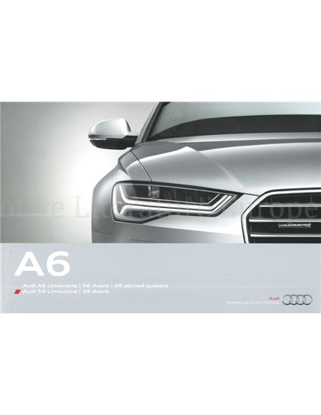 2015 AUDI A6/S6 BROCHURE DUITS