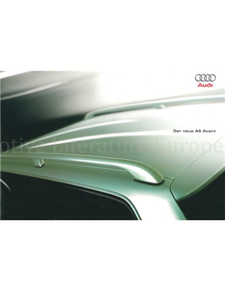 1998 AUDI A6 BROCHURE DUITS