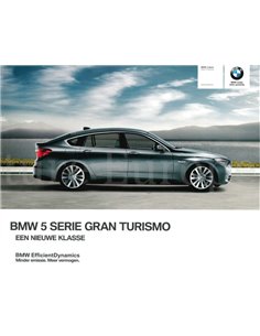 2011 BMW 5 SERIE GRAN TURISMO BROCHURE NEDERLANDS