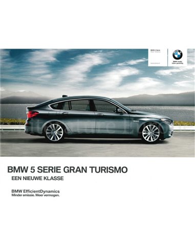 2011 BMW 5 SERIE GRAN TURISMO BROCHURE NEDERLANDS