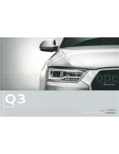2015 AUDI Q3 BROCHURE DUITS