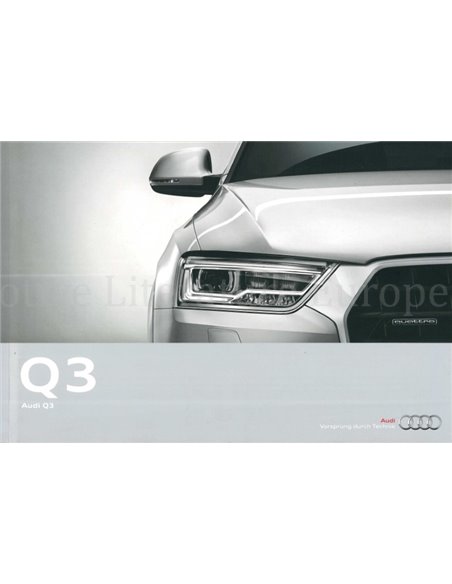 2015 AUDI Q3 PROSPEKT DEUTSCH