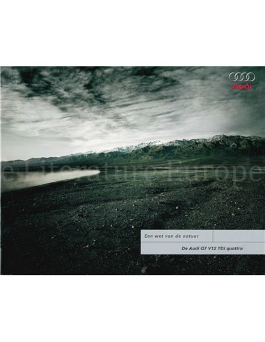 2008 AUDI Q7 BROCHURE NEDERLANDS