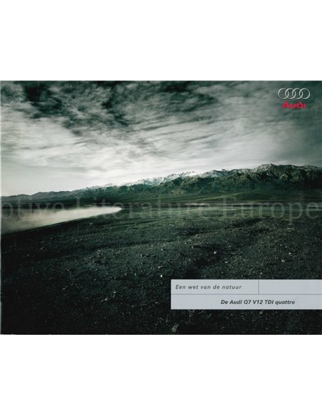 2008 AUDI Q7 BROCHURE DUTCH