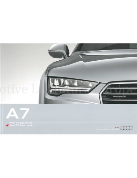 2015 AUDI A7 | S7 PROSPEKT DEUTSCH