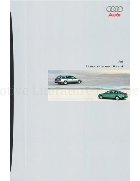 1999 AUDI A6 BROCHURE DUITS