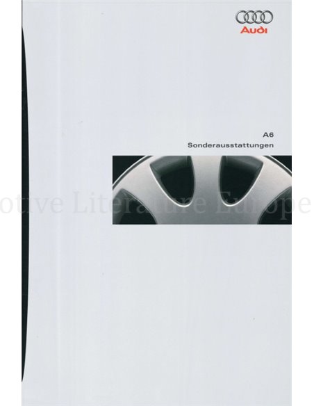 1999 AUDI A6 BROCHURE GERMAN