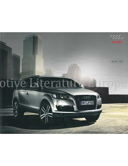 2007 AUDI Q7 PROSPEKT DEUTSCH