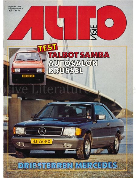 1982 AUTOVISIE MAGAZINE 0 NEDERLANDS