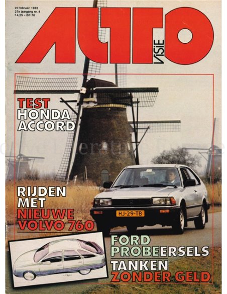 1982 AUTOVISIE MAGAZINE 04 NEDERLANDS