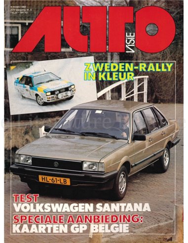1982 AUTOVISIE MAGAZIN 05 NIEDERLÄNDISCH