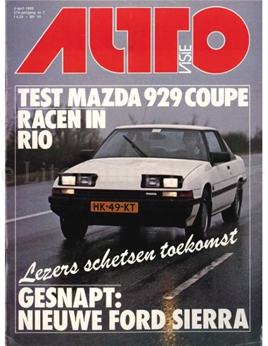1982 AUTOVISIE MAGAZIN 07 NIEDERLÄNDISCH