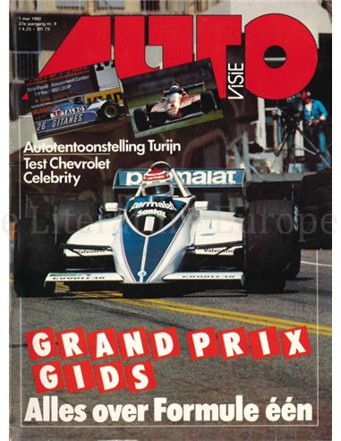 1982 AUTOVISIE MAGAZINE 09 NEDERLANDS