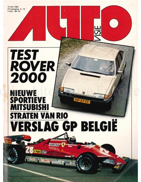 1982 AUTOVISIE MAGAZINE 10 NEDERLANDS