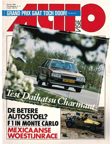 1982 AUTOVISIE MAGAZIN 11 NIEDERLÄNDISCH