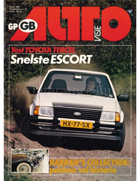 1982 AUTOVISIE MAGAZIN 15 NIEDERLÄNDISCH