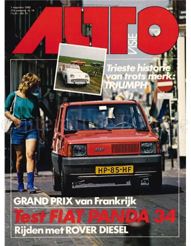 1982 AUTOVISIE MAGAZINE 16 NEDERLANDS