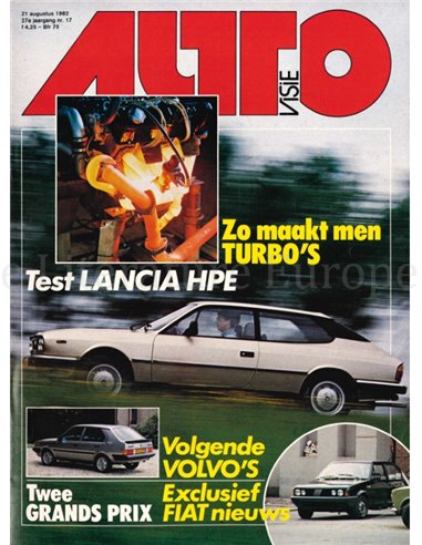 1982 AUTOVISIE MAGAZINE 17 NEDERLANDS