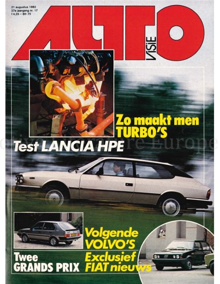 1982 AUTOVISIE MAGAZINE 17 DUTCH