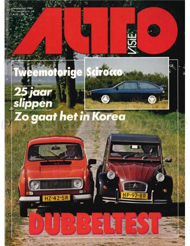 1982 AUTOVISIE MAGAZIN 18 NIEDERLÄNDISCH