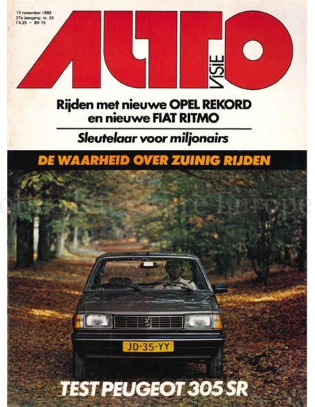 1982 AUTOVISIE MAGAZINE 23 NEDERLANDS