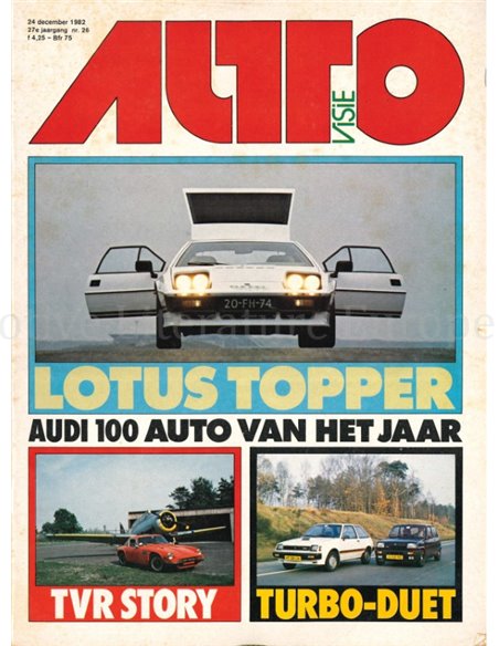 1982 AUTOVISIE MAGAZINE 26 DUTCH