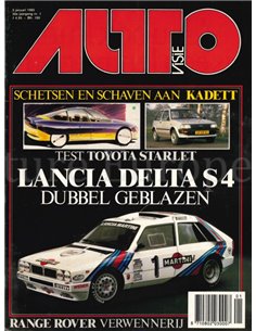 1985 AUTOVISIE MAGAZINE 01 NEDERLANDS