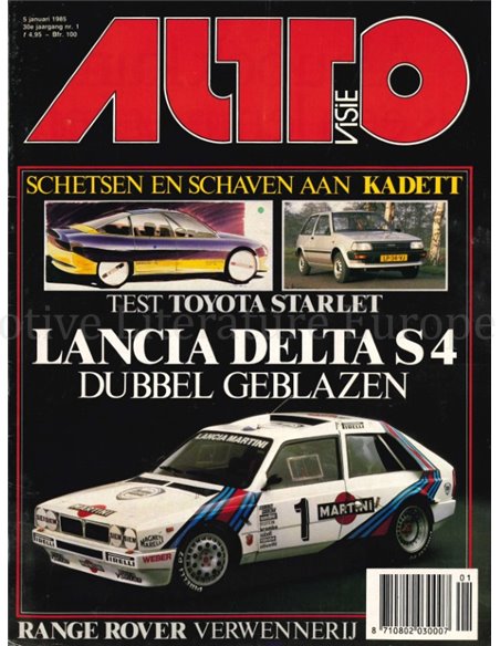 1985 AUTOVISIE MAGAZIN 01 NIEDERLÄNDISCH