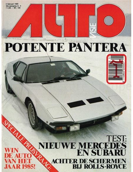 1985 AUTOVISIE MAGAZINE 03 DUTCH