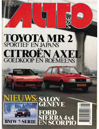 1985 AUTOVISIE MAGAZINE 06 NEDERLANDS