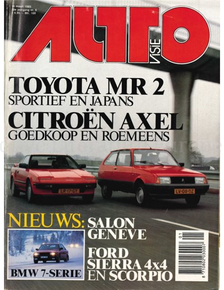 1985 AUTOVISIE MAGAZINE 06 DUTCH