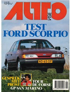 1985 AUTOVISIE MAGAZINE 10 NEDERLANDS