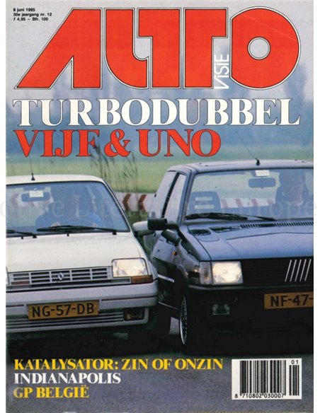 1985 AUTOVISIE MAGAZINE 12 NEDERLANDS