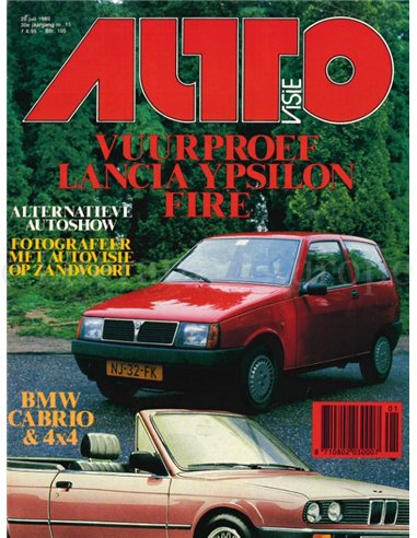 1985 AUTOVISIE MAGAZINE 15 DUTCH