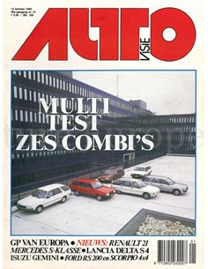 1985 AUTOVISIE MAGAZINE 21 DUTCH