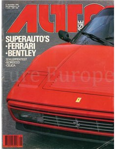 1985 AUTOVISIE MAGAZIN 26 NIEDERLÄNDISCH
