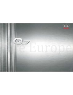 2005 AUDI Q7 BROCHURE FRENCH