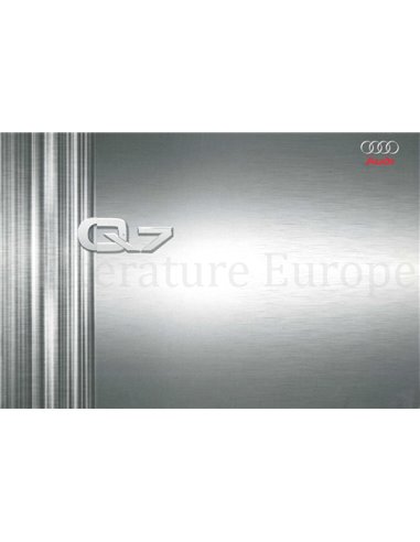 2005 AUDI Q7 BROCHURE FRANS