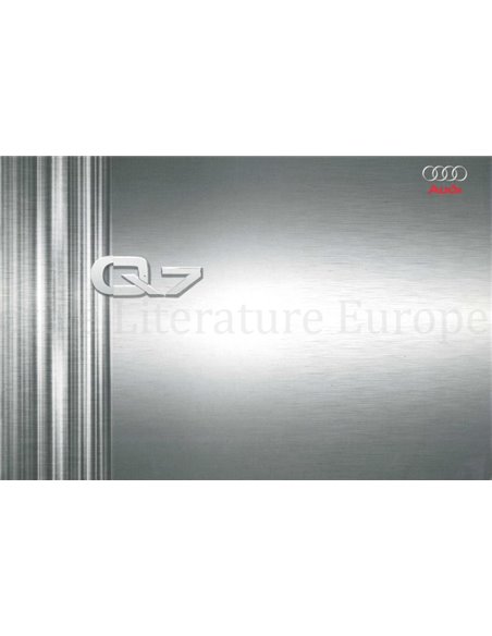 2005 AUDI Q7 BROCHURE FRANS