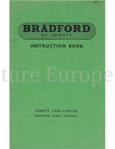 1948 BRADFORD TYPE C.B. OWNERS MANUAL ENGLISH