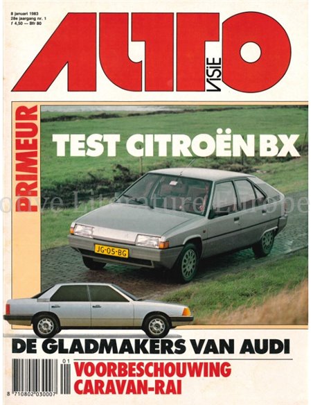 1983 AUTOVISIE MAGAZIN 01 NIEDERLÄNDISCH