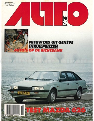 1983 AUTOVISIE MAGAZINE 06 NEDERLANDS