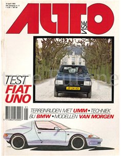 1983 AUTOVISIE MAGAZINE 08 DUTCH