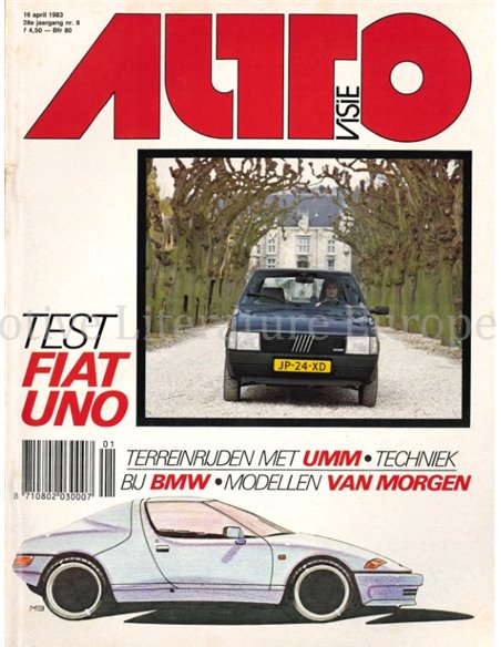 1983 AUTOVISIE MAGAZIN 08 NIEDERLÄNDISCH