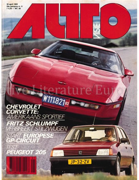 1983 AUTOVISIE MAGAZIN 09 NIEDERLÄNDISCH